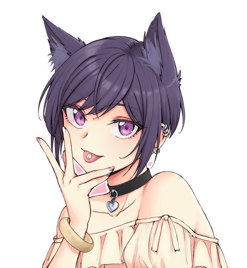 Trans catgirl by @paxiti